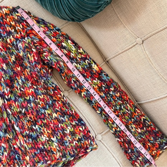 Hand Knit Zip-Front Sweater - Picture 10 of 10